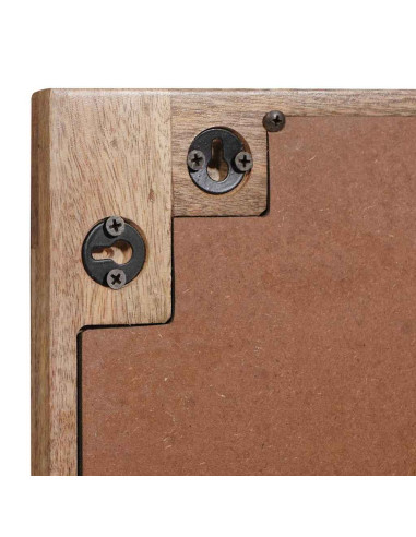 Specchio da bagno con specchio Marrone 50 x 2,5 x 70 cm