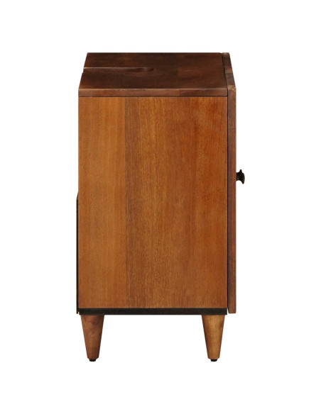 Armadio per Lavabo da Bagno con porta Noce 62 x 33 x 58 cm