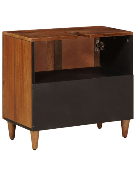 Armadio per Lavabo da Bagno con porta Noce 62 x 33 x 58 cm
