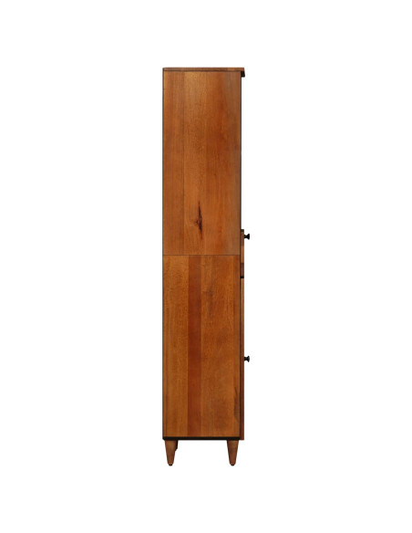 Mobile da Bagno con cassetto con porta Noce 38 x 33 x 160 cm