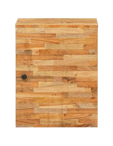 Mobile Appeso da Bagno con porta Naturale 38 x 33 x 48 cm
