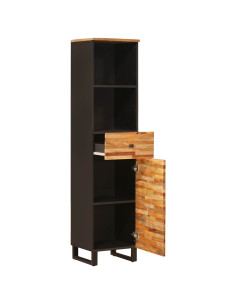 Mobile da Bagno con porta Rovere artigianale 38 x 33 x 160 cm 2