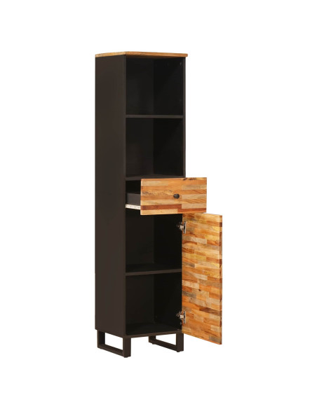 Mobile da Bagno con porta Rovere artigianale 38 x 33 x 160 cm