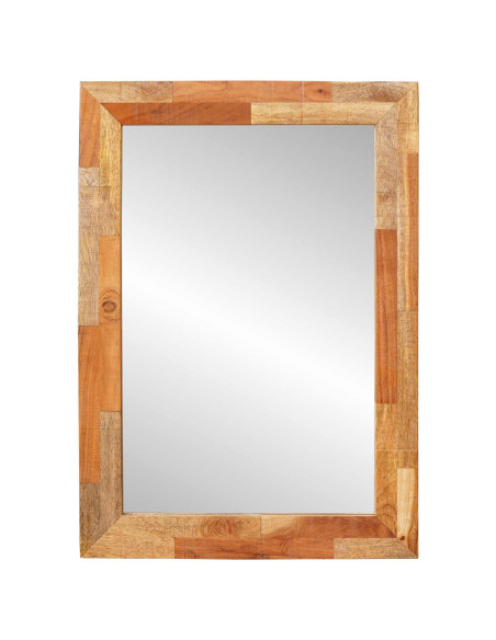Specchio da bagno Rovere artigianale 50 x 70 x 2,5 cm