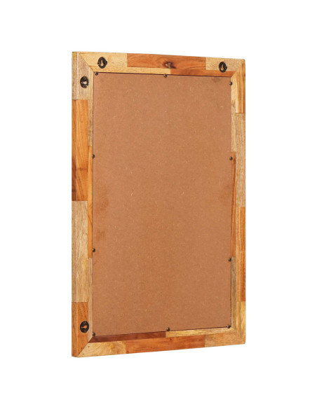 Specchio da bagno Rovere artigianale 50 x 70 x 2,5 cm