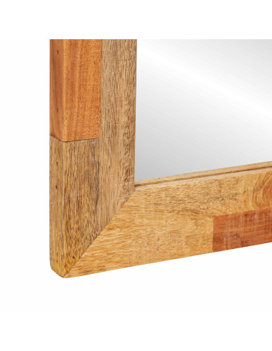 Specchio da bagno Rovere artigianale 50 x 70 x 2,5 cm