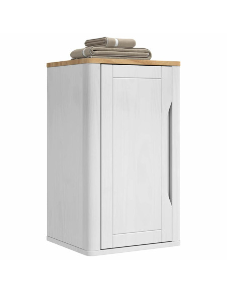 Armadio da bagno a muro con porta FLORO Bianco 35 x 30 x 60 cm