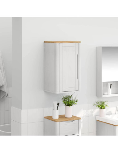 Armadio da bagno a muro con porta FLORO Bianco 35 x 30 x 60 cm