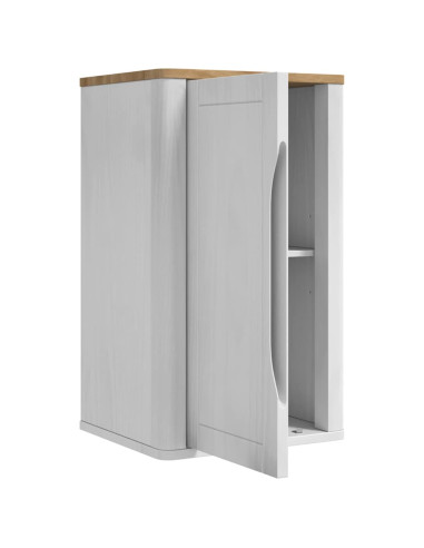 Armadio da bagno a muro con porta FLORO Bianco 35 x 30 x 60 cm
