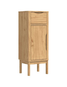 Mobile da Bagno con porta FLORO Marrone cerato 35 x 30 x 90 cm 2
