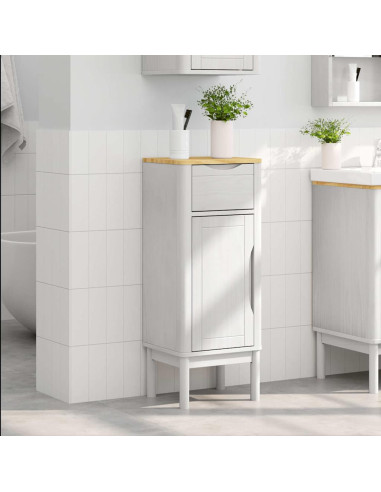 Mobile da Bagno con cassetto FLORO Bianco 35 x 30 x 90 cm
