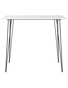 Set da Bar 5 pz Bianco e Grigio 2