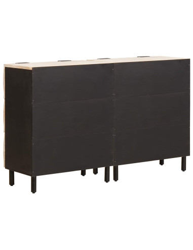 Credenza 2 pcs Finitura Bianco Lavato 60 x 33 x 75 cm