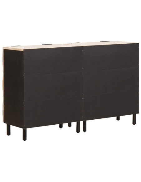 Credenza 2 pcs Finitura Bianco Lavato 60 x 33 x 75 cm