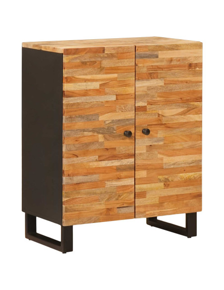 Credenza 3 pcs Marrone 60 x 33 x 75 cm Legno di mango massello
