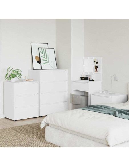 Armadi di Stoccaggio 2 pcs Bianco 80 x 48 x 105 cm