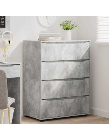 Armadi di Stoccaggio 2 pcs Grigio cemento 80 x 48 x 105 cm