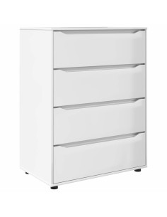 Armadi di Stoccaggio 2 pcs Bianco Lucido 80 x 48 x 105 cm 2