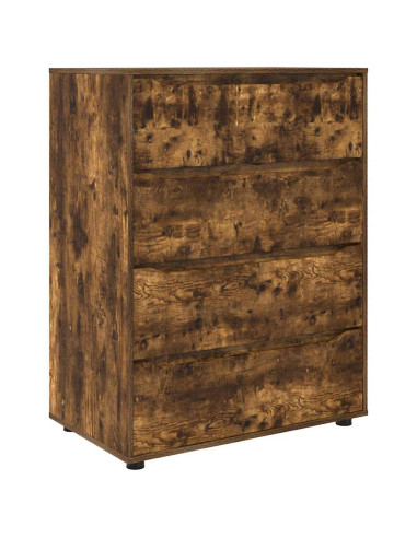 Armadi di Stoccaggio 2 pcs Rovere fumé 80 x 48 x 105 cm