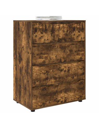 Armadi di Stoccaggio 2 pcs Rovere fumé 80 x 48 x 105 cm