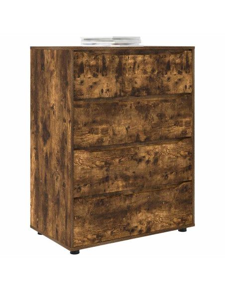 Armadi di Stoccaggio 2 pcs Rovere fumé 80 x 48 x 105 cm