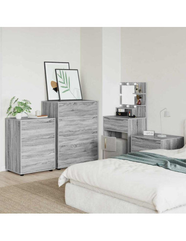 Armadi di Stoccaggio 2 pcs Grigio Sonoma 80 x 48 x 105 cm