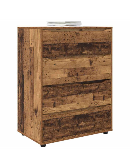 Armadi di Stoccaggio 2 pcs Legno vecchio 80 x 48 x 105 cm