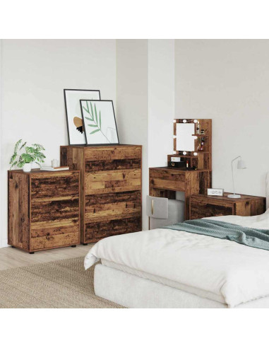 Armadi di Stoccaggio 2 pcs Legno vecchio 80 x 48 x 105 cm