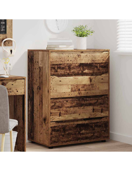 Armadi di Stoccaggio 2 pcs Legno vecchio 80 x 48 x 105 cm
