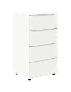 Armadi di Stoccaggio 2 pcs Bianco 60 x 48 x 105 cm 2