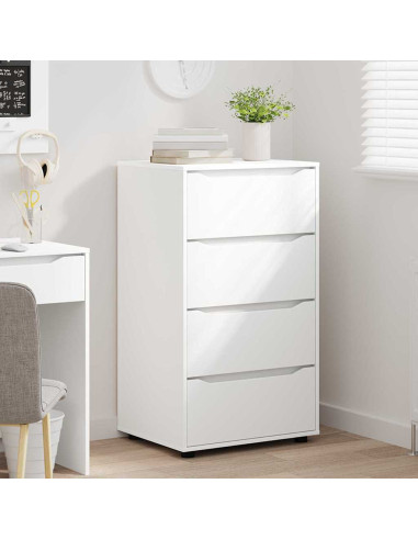 Armadi di Stoccaggio 2 pcs Bianco 60 x 48 x 105 cm