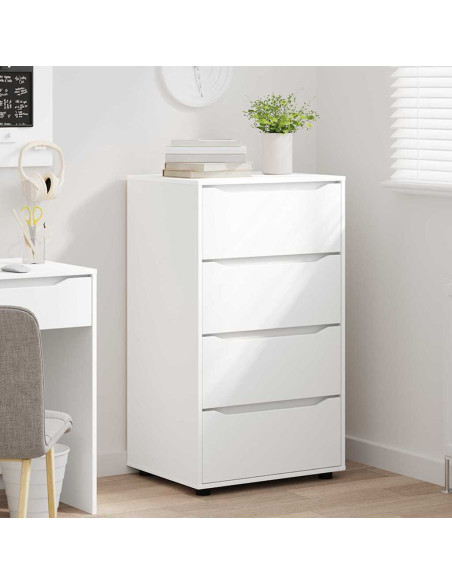 Armadi di Stoccaggio 2 pcs Bianco 60 x 48 x 105 cm