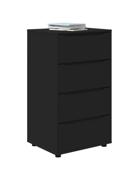 Armadi di Stoccaggio 2 pcs Nero 60 x 48 x 105 cm