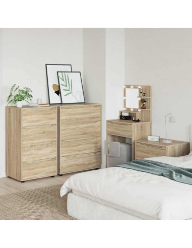 Armadi di Stoccaggio 2 pcs Rovere Sonoma 60 x 48 x 105 cm