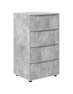 Armadi di Stoccaggio 2 pcs Grigio cemento 60 x 48 x 105 cm 2