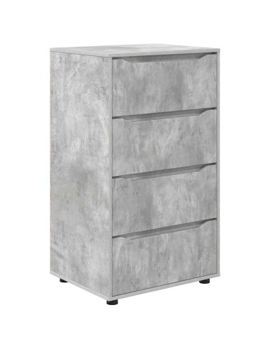 Armadi di Stoccaggio 2 pcs Grigio cemento 60 x 48 x 105 cm