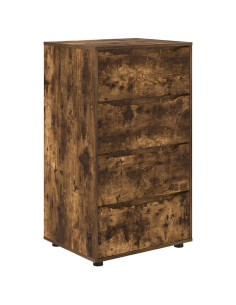 Armadi di Stoccaggio 2 pcs Rovere fumé 60 x 48 x 105 cm 2