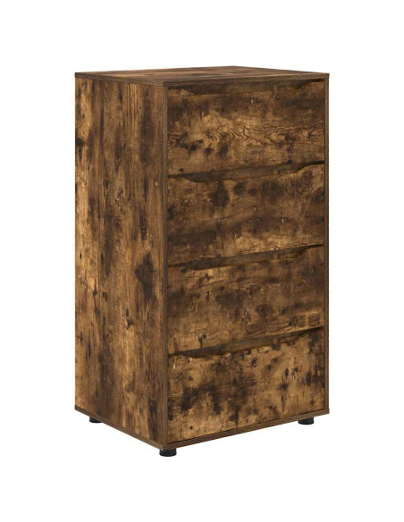 Armadi di Stoccaggio 2 pcs Rovere fumé 60 x 48 x 105 cm