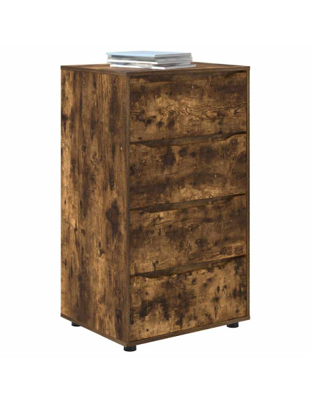 Armadi di Stoccaggio 2 pcs Rovere fumé 60 x 48 x 105 cm