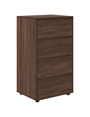 Armadi di Stoccaggio 2 pcs Rovere Marrone 60 x 48 x 105 cm