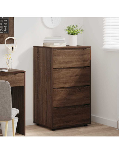 Armadi di Stoccaggio 2 pcs Rovere Marrone 60 x 48 x 105 cm