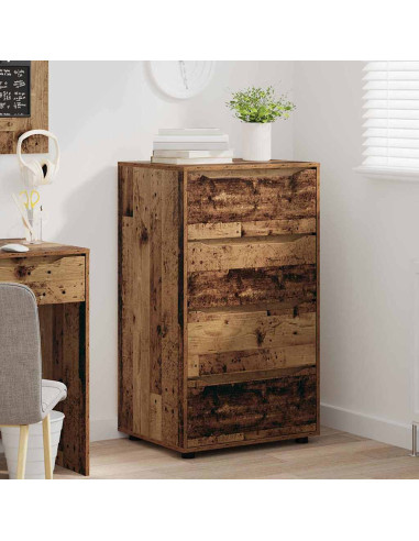 Armadi di Stoccaggio 2 pcs Legno vecchio 60 x 48 x 105 cm