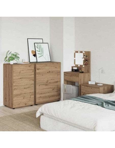 Armadi di Stoccaggio 2 pcs Rovere artigianale 60 x 48 x 105 cm