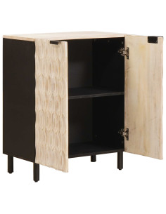 Credenza Finitura Bianco Lavato 60 x 33 x 75 cm 2