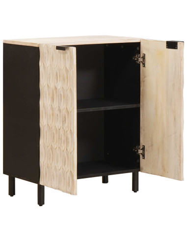 Credenza Finitura Bianco Lavato 60 x 33 x 75 cm