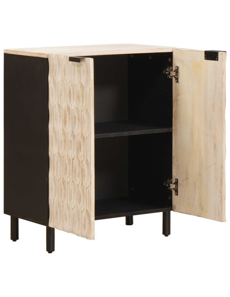Credenza Finitura Bianco Lavato 60 x 33 x 75 cm