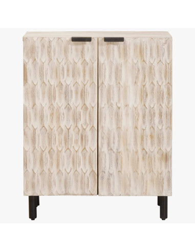 Credenza Finitura Bianco Lavato 60 x 33 x 75 cm