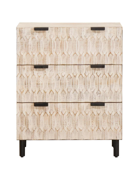 Credenza Finitura Bianco Lavato 60 x 33 x 75 cm