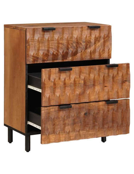 Credenza Finitura Marrone Acacia 60 x 33 x 75 cm