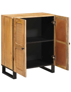 Credenza Marrone 60 x 33 x 75 cm Legno di mango massello 2